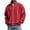 Red, variant on Kezqiaxn Mens Sweatshirt Solid Full Zip Long Sleeve Winter Stand Collar Business Casual Sweatshirts Fashion Clothing Red M