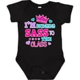 thumbnail image 3 of Inktastic Back to School I'm Bringing Sass To The Class with Crown Girls Baby Bodysuit, 3 of 5