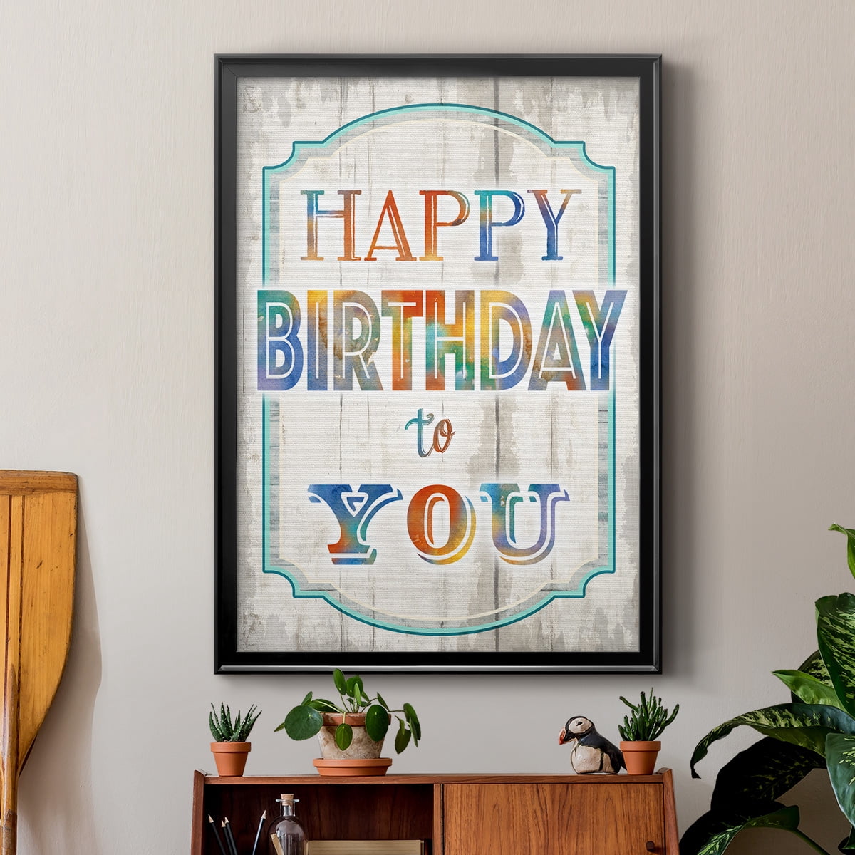 Happy Birthday to You Premium Framed Print - Ready to Hang