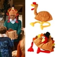 thumbnail image 3 of Sombreros de pavo para adultos, accesorio de disfraz de Acción de Gracias para fiesta de cumpleaños y Navidad, novedad, 3 of 4