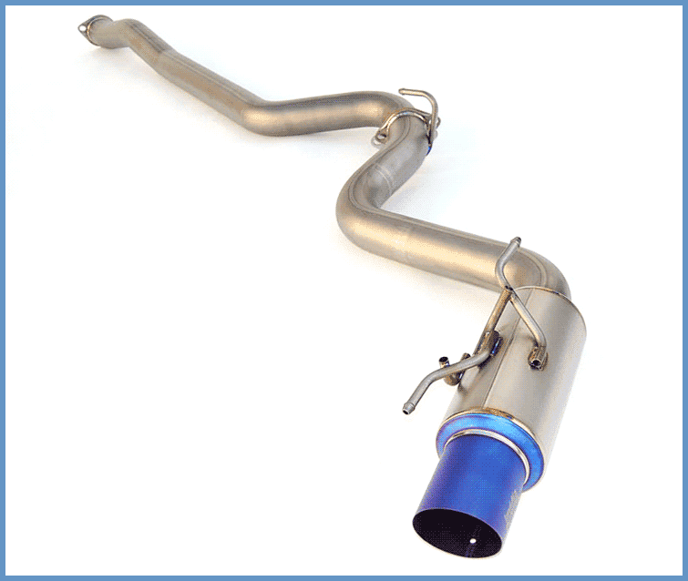 Invidia single Exit Titanium Racing Exhaust for 0814 Subaru WRX / STI