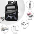 thumbnail image 3 of Poster Wednesday Backpacks Basic Shoulder Daypack Bookbag Satchel Knapsack Rucksack, 3 of 3