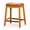 Natural, variant on Cherry Finish Stool, 2 Sizes, Leather Seat / Enjoyable Spot to Sit