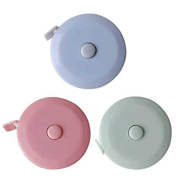 NETSENG 3 Pcs Ruban à Coudre, Ruban à Coudre 2m Ruban à Coudre Doux Rétractable pour Régime de Couture Tailleur Couturière Qyroadwolf 3 Pcs Ruban à Coudre, Ruban à Coudre 2m