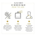thumbnail image 4 of Azzaro Chrome Eau de Toilette for Men, 3.3 oz, 4 of 5