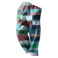 thumbnail image 3 of Clearance! Hontri Men's Pants Men's Summer Beach Drawstring Elastic Waist Pattern Color Block Geometric Pattern Breathable Soft Holiday Fashion Micro Elastic Pants Mint Green,S, 3 of 4