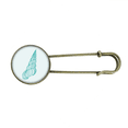 thumbnail image 1 of Blue Marine Life caracol ilustración EsES Broche De Broche De Metal Antiguo Unbranded M, 1 of 3