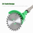 thumbnail image 3 of Yeacher 6 Inch 150mm 24 Lawn Mower Circular Metal Round Saw Cutter Electric Weeder Accessory, 3 of 8