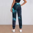 thumbnail image 3 of Women's Sweatpants, Ice Blue Light Spot Jellyfish Baggy Sweatpants Joggers for Women, Fall Outfits for Women 2024 Lounge Yoga Athletic Workout Pants with Pockets, 3 of 7