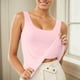 thumbnail image 2 of Camiseta larga sin mangas para mujer: talla grande, escote en V, espalda descubierta, estilo deportivo, camiseta elegante informal para el verano, 2 of 4