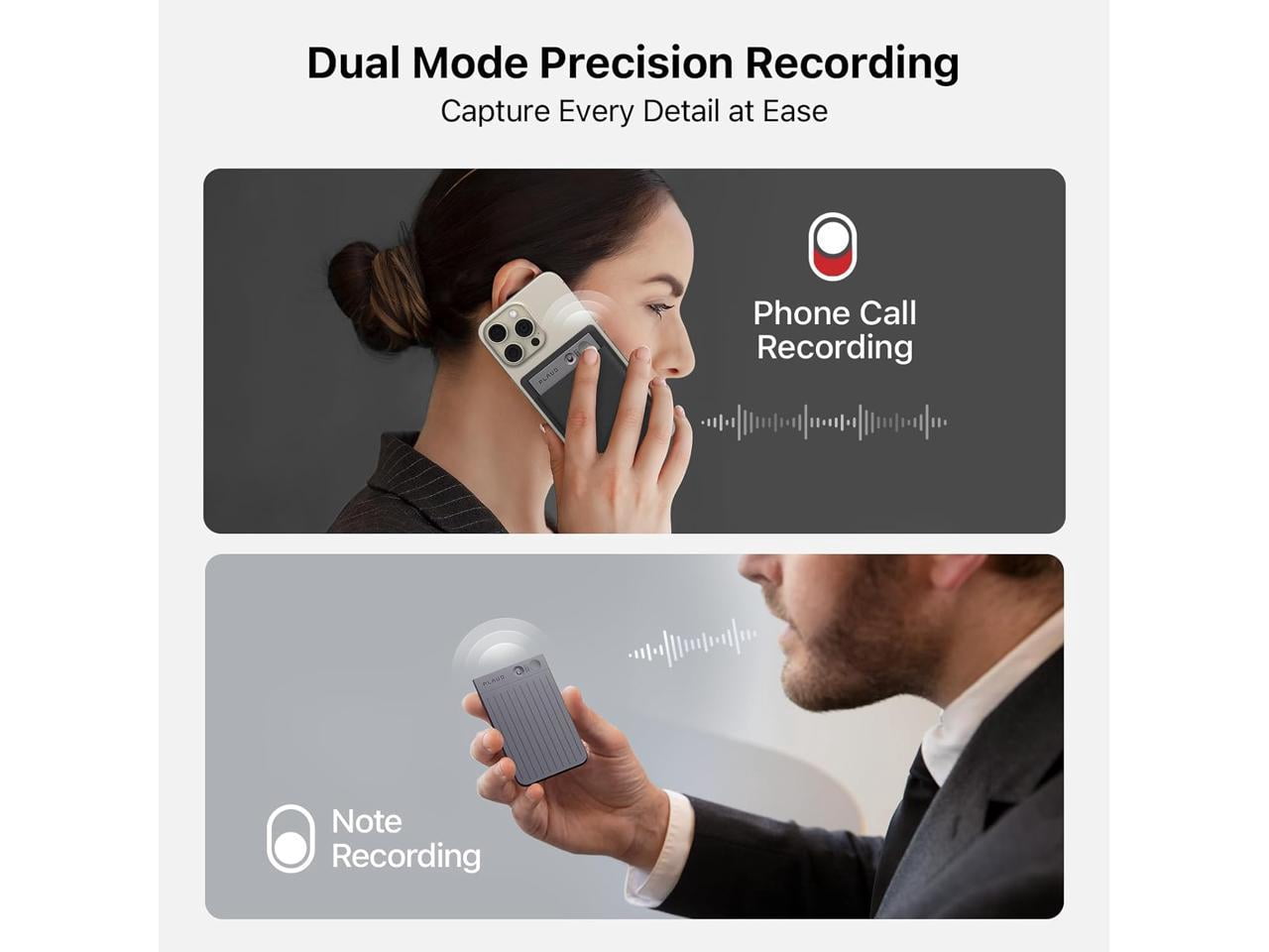PLAUD NOTE: ChatGPT Empowered AI Voice Recorder w/ Black Magnetic Case (Black)