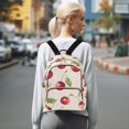 thumbnail image 7 of FORMRS Mini Backpack Purse for Women Quilted Travel Daypack Casual Shoulder Bag, Watercolor Cherry, 7 of 7
