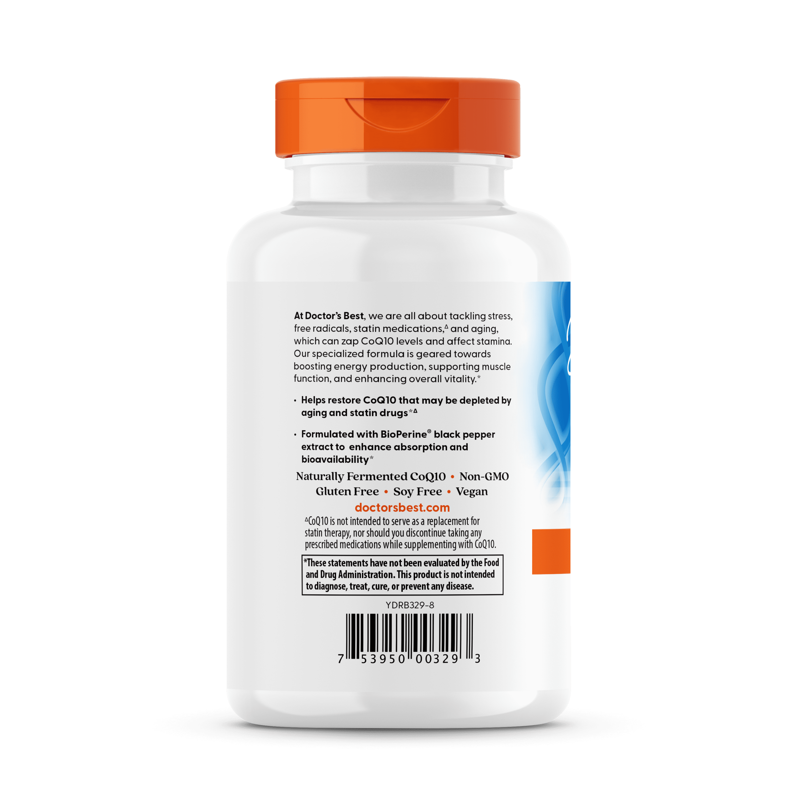 Doctor's Best High Absorption CoQ10 with BioPerine, Non-GMO, Gluten Free, Naturally Fermented, Vegan, Soy Free, Heart Health and Energy Production