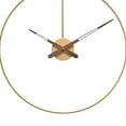 thumbnail image 4 of Reloj de pared nórdico, silencioso, redondo, moderno, estilo español, luz decorativa, relojes colgantes creativos de decoración del hogar, Oro Baoblaze Relojes de pared, 4 of 8