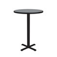 thumbnail image 3 of Correll Bxb24R-15 -24 Round 42 Standing Barstool Height , Cafa, & Break Room Thle, Gray Granite Top & Black Base, Made In The Usa, 3 of 5