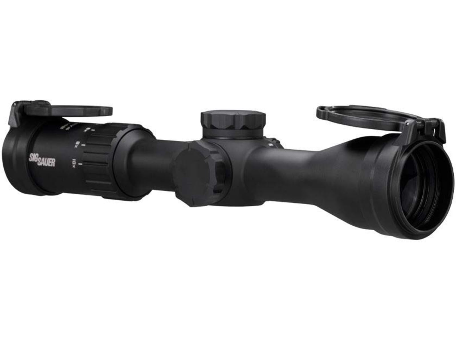 SIG SAUER Whiskey4 2.5-10x42mm Rifle Scope, 30mm Tube, Second Focal Plane, Quadp