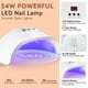 thumbnail image 5 of Kit de esmaltes de uñas en gel Lavanda Violets con luz UV, 45 colores, 5 of 9