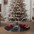 thumbnail image 5 of Salouo Majestic Forest Stag Christmas Tree Skirt 30" Farmhouse Christmas Decorations Snowman Xmas Tree Skirt Tree Mat for Holiday Party Decor, 5 of 8