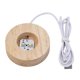 thumbnail image 2 of 3d Galaxy Solar System Crystal Ball Night Light Saturn Moon Planet Laser Engraving Bedside Desktop Lamp With Base Gift, 2 of 2