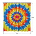 thumbnail image 5 of Colorful Tie Dye Mandala Shower Curtain 72"x72" ,Bathroom Decorative Shower Curtains Set with 12 Hooks,Modern Waterproof Washable Shower Curtain, 5 of 6