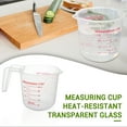 thumbnail image 2 of 1 Pc Measuring Cup, 250Ml (1-Cup) Plastic Liquid Measuring Cups, Clear Plastic Measuring Cup with Handle - Baking, Cooking, Mixing & Measuring Cups, Essential Kitchen Tools, White, 2 of 9