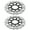Black, variant on 1Pair Front Brake Discs Rotors for HONDA CBR 1000 RR Fireblade 2006 2007 VTR 1000 SP1 2000-2001 VTR 1000 SP2 2002-2007