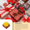 thumbnail image 4 of Crinkle Paper Raffia Shreds Colorful Boxes Filling Material DIY Packaging Confetti Wedding Party Greeting Tissue Accessories Yellow, 4 of 6