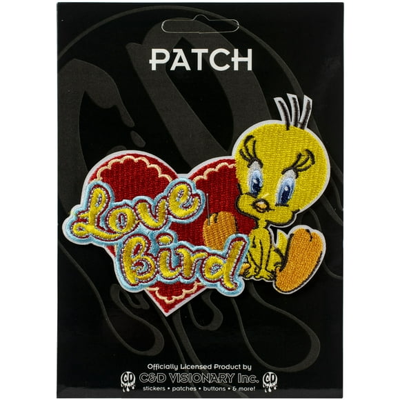 C&D Visionary Looney Tunes Patch-Tweety Bird Love Bird -PLNT00-23