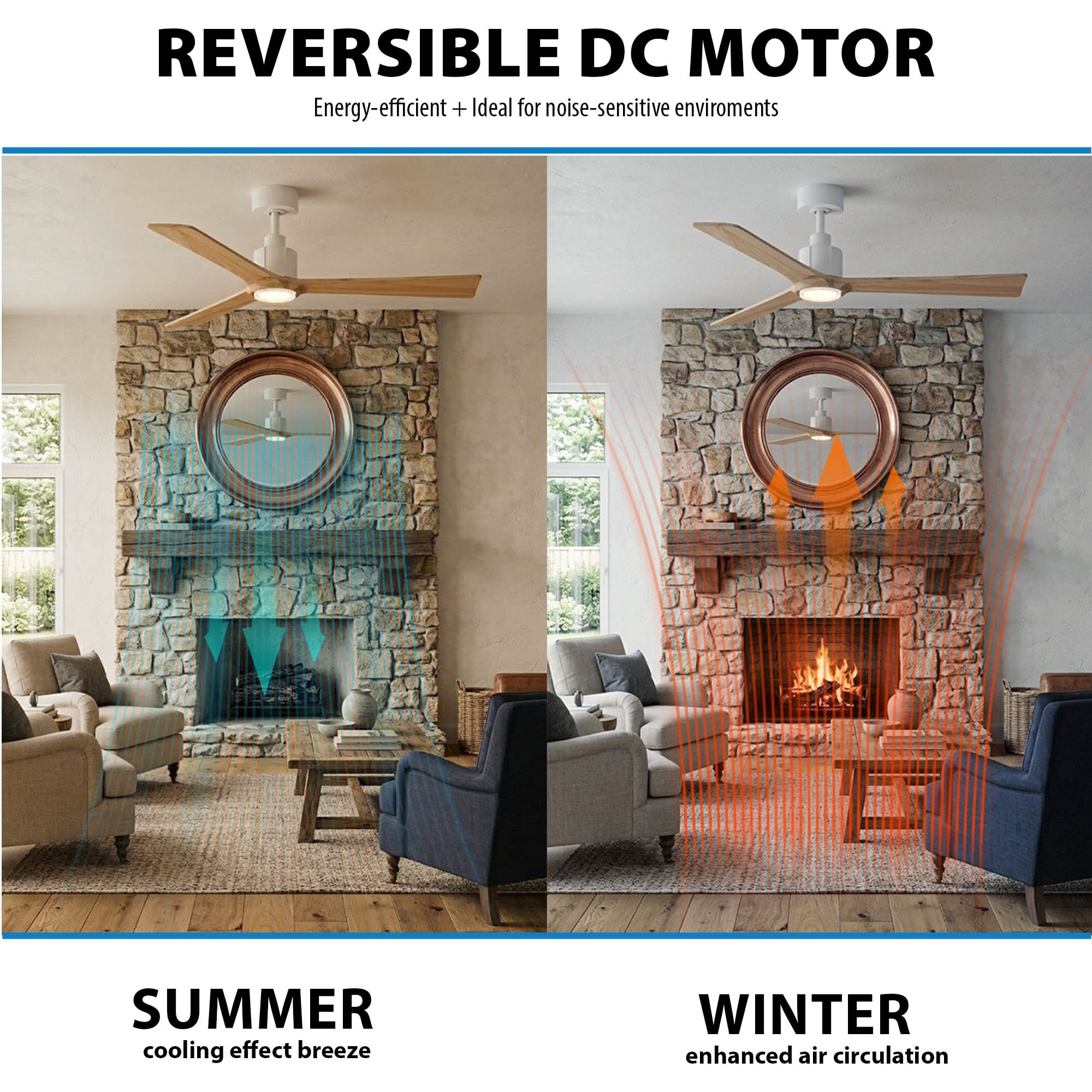 Better Homes & Gardens 52" Zachary Matte White Indoor/Outdoor Downrod Ceiling Fan with Light Kit and Remote Control