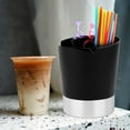 thumbnail image 2 of Zyyini Drinking Straws Box,Straws Organizer,Bar Desktop Drinking Straw Stick Spoon Tableware Storage Box Organizer for Milk Tea Shop, 2 of 9