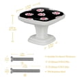 thumbnail image 4 of 4PCS Square Cabinet Fluorescence Knob Glowing in the Dark Furniture Drawer Pulls Handle with Screws Paw, 4 of 5
