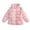 Pink, variant on Mercatoo Toddler Winter Coat Boys Girls Kids Ruffle Light Puffer Jacket With Hood Baby Snow Coats Warm Padded Jacket Outwear