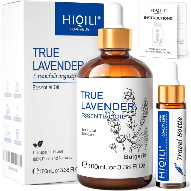 Aceite esencial de árbol de té HIQILI (3.4 fl oz), 100% puro para hongos en las uñas de los pies, daños en el cabello, añadir al champú, gel de baño, acondicionador - 3.38 fl oz