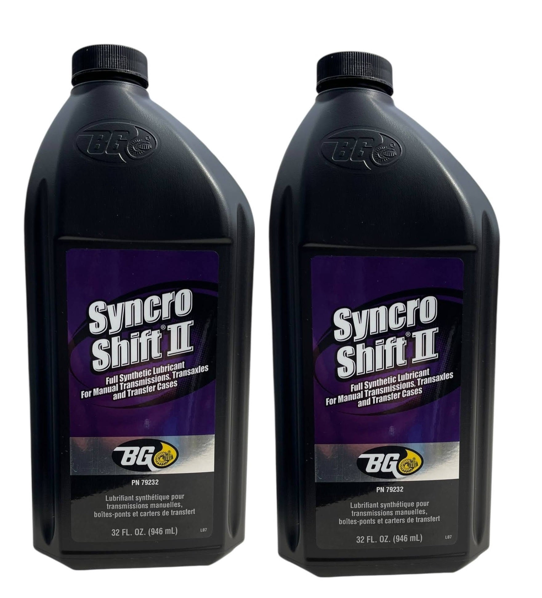 BG Syncro Shift II PN 792 Synthetic Gear Lubricant - Fluid for Manual Transmissions and Trans-Axle