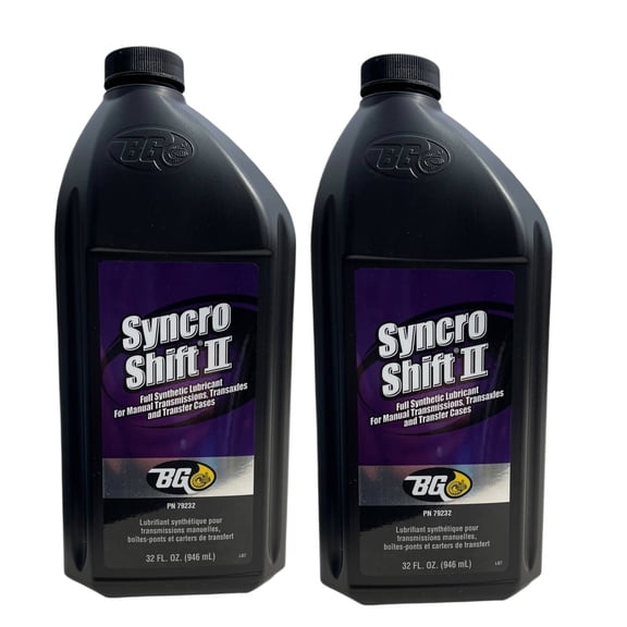 BG Syncro Shift II PN 792 Synthetic Gear Lubricant - Fluid for Manual Transmissions and Trans-Axle