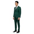 thumbnail image 2 of Men's Slim Fit Solid 2 Piece Notch Lapel Suit Set, 17 Color Options, 2 of 4