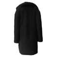 thumbnail image 4 of Long Sleeve Jacket Elegant Shawl Collar Winter Coat Warm Plus Size Outerwear Soft, 4 of 5