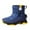 Dark Blue Boots, variant on YMUQEIGH Winter Snow Boots for Boy and Girl Outdoor Waterproof with Fur Lined(Toddler/Little Kids)