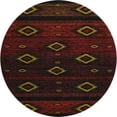 thumbnail image 2 of Addison Rugs Mayfield Premium Machine Washable Transitional Tribal Red Round Rug, 8' x 8', 2 of 6