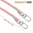 thumbnail image 2 of Correa de cadena de reemplazo cruzada, correa delgada de PU suave de 120 cm para bolso pequeño, bolso de mano, funda de teléfono (Rosa), 2 of 7