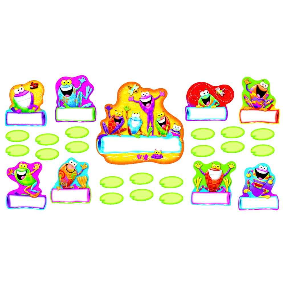 Trend Enterprises Frog-Tastic Jumpstarters Bulletin Board Set - Walmart.com
