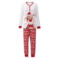 thumbnail image 2 of EFINNY Matching Christmas Pajamas For Family,Soft Cute Reindeer Pjs Xmas Holiday Sets Family Sleepwear Outfits for Mom Dad Kids,Women 2XL, 2 of 8