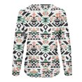 thumbnail image 4 of Qiopertar Haut Ample à Manches Longues Raglan Col Rond Imprimé Style Ethnique Décontracté pour Femmes Offres de la Semaine Liquidation à Moins de 5$ jusqu'à 90 % de Réduction, 4 of 5