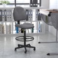 thumbnail image 3 of Scranton & Co Patterned Ergonomic Drafting Chair in Gray, 3 of 5