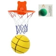 thumbnail image 1 of Silent Basketball Set And Net Bag 3 Pieces/set Including 1 Silent Basketball 1 Basketball Stand And 1 Basketball Net Bag With No Noise During Basketball Dribbling, 1 of 8