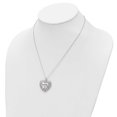 thumbnail image 3 of Finest Gold Sterling Silver Pink CZ Breast Cancer Heart 18 in. Necklace, 3 of 3