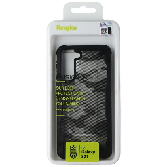 Ringke Fusion X Series Case for Samsung Galaxy S21 - Black Camo
