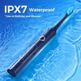 thumbnail image 5 of Electric Toothbrush, Rechargeable Electric Toothbrush for Adults Last 60 Days, 40000 Vpm Deep Clean, 5 Modes, 2 Min Timer, IPX7 Waterproof Sonic Toothbrush, Travel Toothbrush, Gifts, 5 of 9