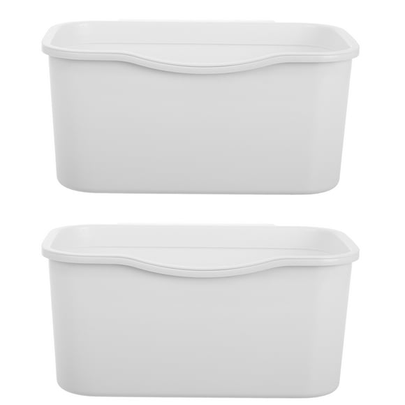 2pcs Bedside Hanging Storage Basket Multifunctional Bed Organizer Hanging Caddie For Dormitory Bunk Bed Shelf Plastic Storage Bins For College Dorm