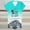Blue, variant on Purple Spring Tops for Women 2024 Trendy V-Neck Short Sleeve Graphic T-Shirts Blouses